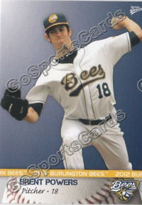 2012 Burlington Bees Brent Powers
