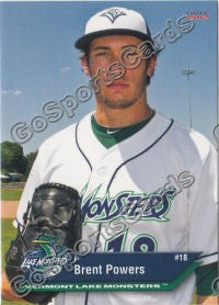 2012 Vermont Lake Monsters Brent Powers