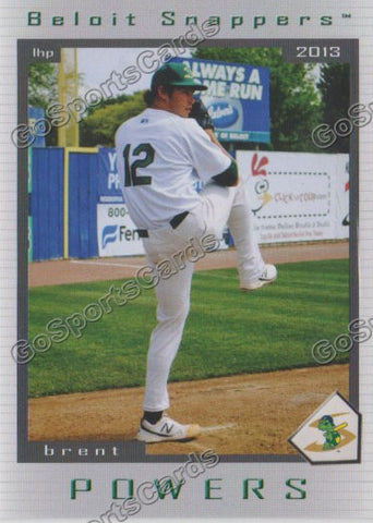 2013 Beloit Snappers Brent Powers