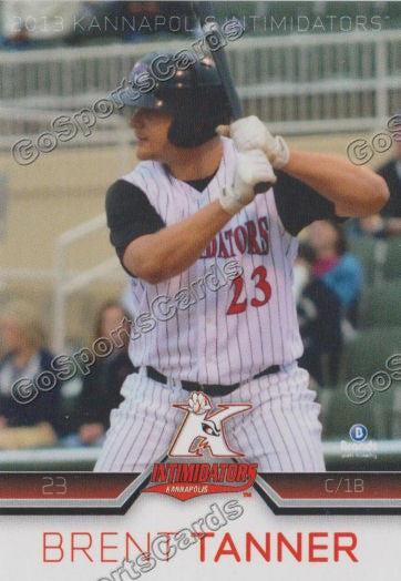 2013 Kannapolis Intimidators Brent Tanner