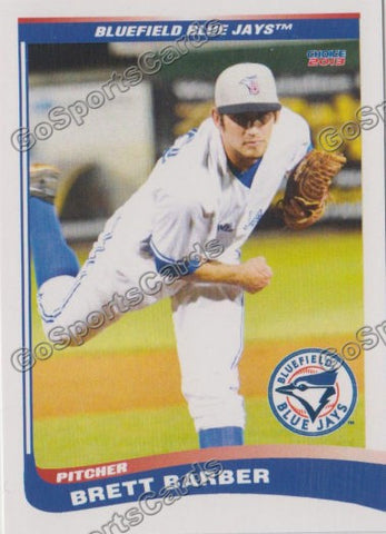 2013 Bluefield Blue Jays Brett Barber