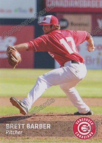 2014 Vancouver Canadians Brett Barber