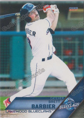 2017 Lakewood BlueClaws Brett Barbier