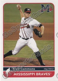 2012 Mississippi Braves Brett Cammons