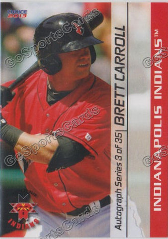 2013 Indianapolis Indians Brett Carroll