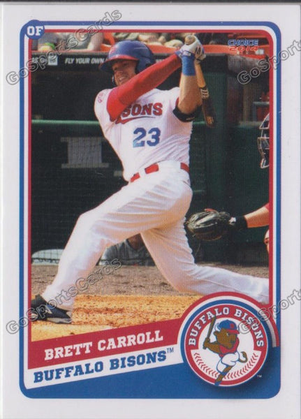 2014 Buffalo Bisons Brett Carroll