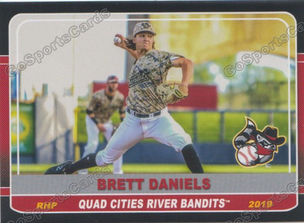 2019 Quad Cities River Bandits Brett Daniels