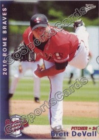 2010 Rome Braves Brett DeVall