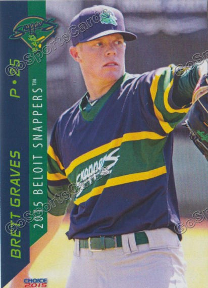 2015 Beloit Snappers Brett Graves