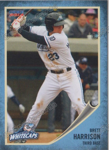 2014 West Michigan Whitecaps Brett Harrison