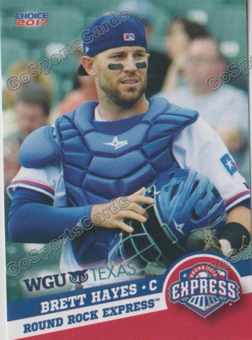 2017 Round Rock Express Brett Hayes