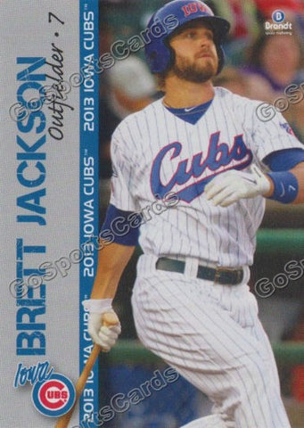 2013 Iowa Cubs Brett Jackson