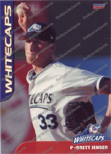 2007 West Michigan WhiteCaps Brett Jensen