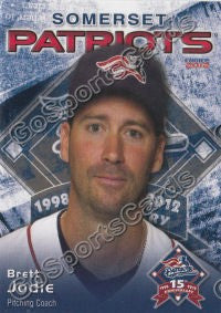 2012 Somerset Patriots Brett Jodie
