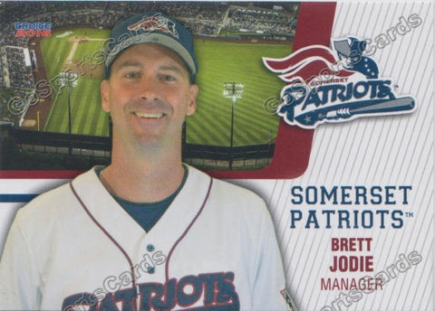 2016 Somerset Patriots Brett Jodie