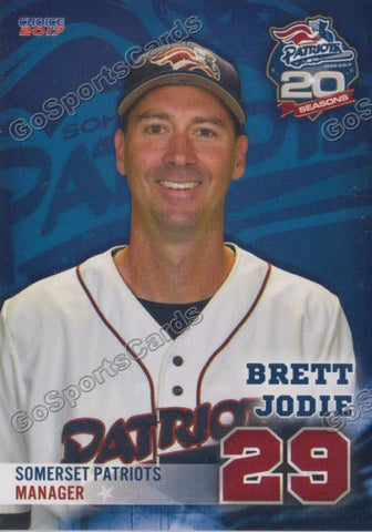 2017 Somerset Patriots Brett Jodie