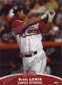 2007 Lowell Spinners Brett Lewis