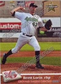 2009 MidWest League All Star Western Division Brett Lorin