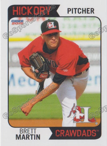 2015 Hickory Crawdads Brett Martin