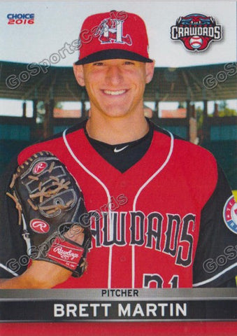 2016 Hickory Crawdads Brett Martin