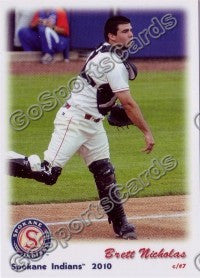 2010 Spokane Indians Brett Nicholas