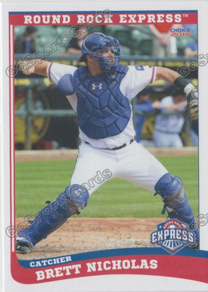 2016 Round Rock Express Brett Nicholas
