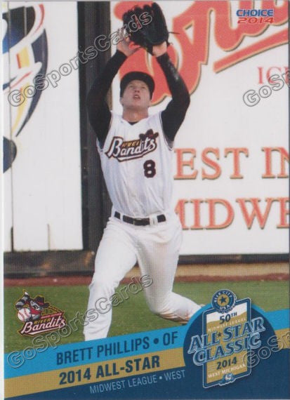 2014 MidWest League All Star Brett Phillips