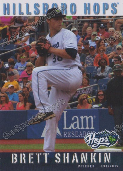 2015 Hillsboro Hops Brett Shankin