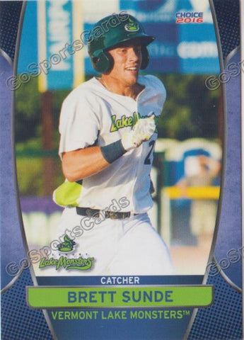 2016 Vermont Lake Monsters Brett Sunde
