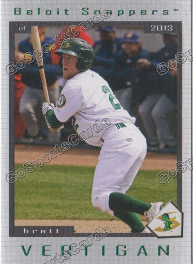 2013 Beloit Snappers Brett Vertigan