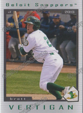 2013 Beloit Snappers Brett Vertigan