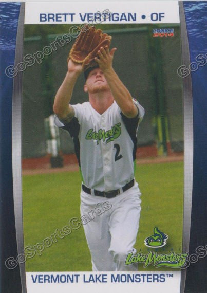 2014 Vermont Lake Monsters Brett Vertigan