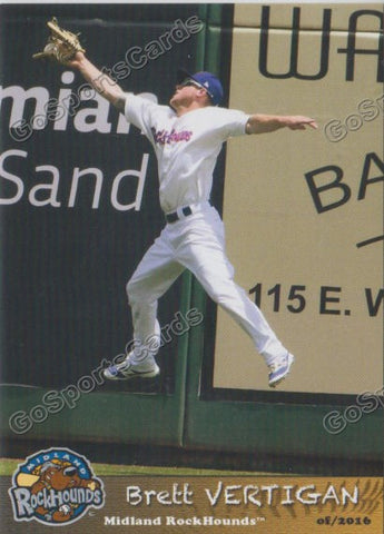 2016 Midland RockHounds Brett Vertigan