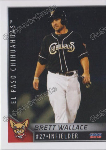 2015 El Paso Chihuahuas Brett Wallace