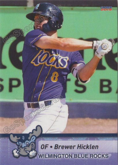 2019 Wilmington Blue Rocks Brewer Hicklen