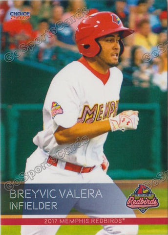 2017 Memphis Redbirds Breyvic Valera