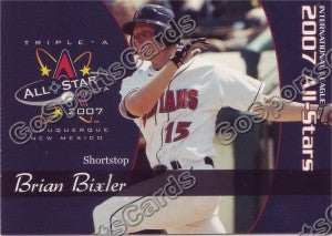 2007 International League All Star Choice Brian Bixler