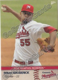 2012 Memphis Redbirds Brian Broderick