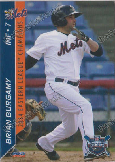2014 Binghamton Mets Champions Brian Burgamy