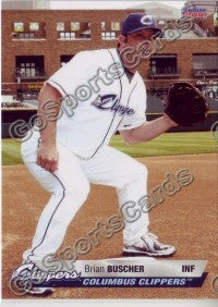 2010 Columbus Clippers Brian Buscher