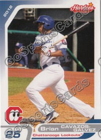 2012 Chattanooga Lookouts Brian Cavazos Galvez