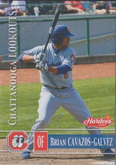 2014 Chattanooga Lookouts Brian Cavazos Galvez