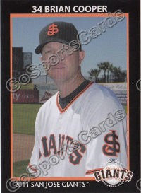 2011 San Jose Giants Brian Cooper