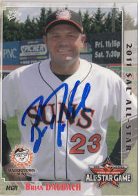 Brian Daubach 2011 South Atlantic League All Star (Autograph)