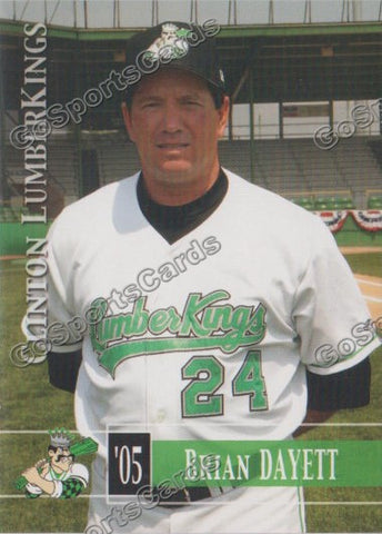 2005 Clinton Lumberkings Brian Dayett