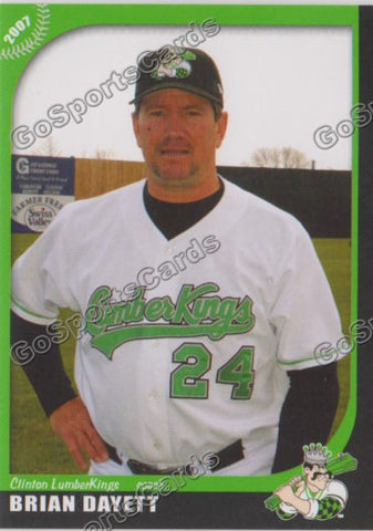 2007 Clinton Lumberkings Brian Dayett
