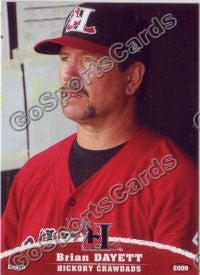 2009 Hickory Crawdads Brian Dayett