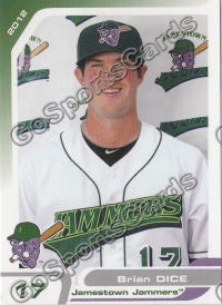 2012 Jamestown Jammers Brian Dice