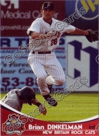 2009 New Britain Rock Cats Brian Dinkelman