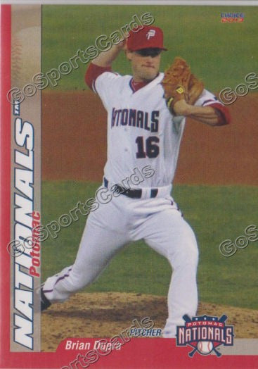 2013 Potomac Nationals Brian Dupra